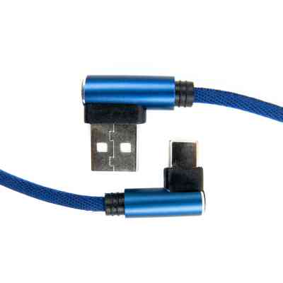 Дата кабель USB 2.0 AM to Type-C 0.25m blue Dengos (NTK-TC-UG-SHRT-SET-BLUE) Вінниця