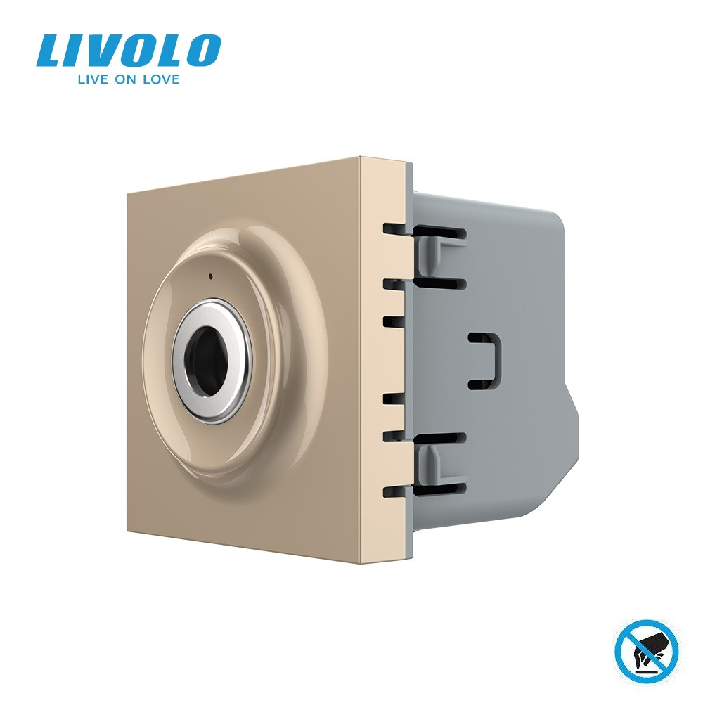 Безконтактний сенсорний вимикач LIVOLO Sense, золотий, 5А 230В, з нейтраллю, дальність спрацювання до 8 см (VL-FCU1-2AP) Коломия - фото 3