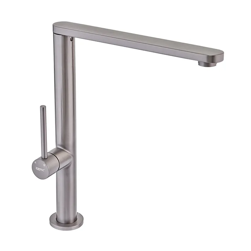 Современный кухонный смеситель Zerix KFM-011 graphite из высококачественной нержавеющей стали SUS304 Харьков - изображение 1