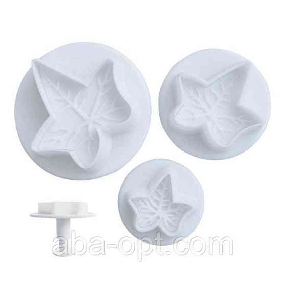 Плунжер для мастики " плющ міні " ( 3 шт ) Одеса