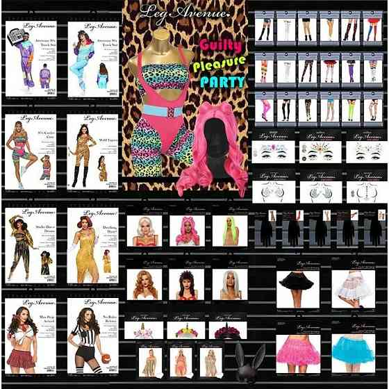 Мини-цилиндр женский Mini Glitter Top Hat от Leg Avenue Sex Aura Киев