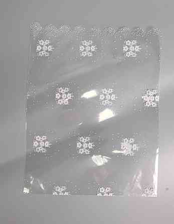 Пакет із малюнком для пакування подарунків (30*40) No391 (1) (ажурний) "Квіти" (100 шт.) Харків