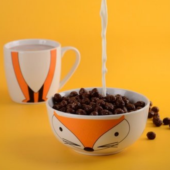 Набір дитячого посуду Happy Fox 2 предмети:(піала/чашка) YF6012 LIMITED EDITION Житомир