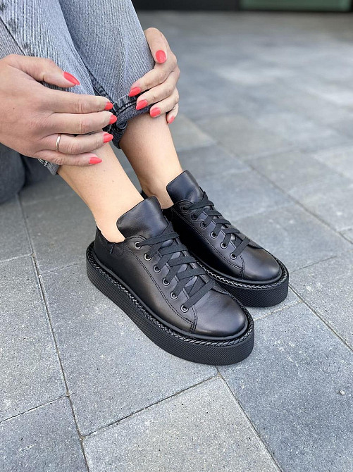 DeLis Туфлі жіночі DeLis 3404-122 чорні (весна-осінь, шкіра натуральна) (4778) лише 36р.і 41р. Коломия - фото 8