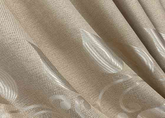Комплект готовых штор VR-Textil Лен Рогожка № 1693ш Бежевый 100х270 см 2 шт (31-0083) Киев