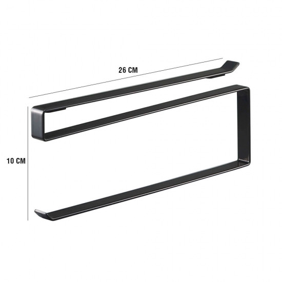 Держатель для бумажных полотенец, пищевой пленки черный Винница - изображение 3