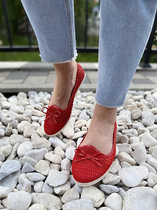 No brend Балетки жіночі ABC-7 червоні (літо, сітка) (1275) 37р.38р.39р.40р. Коломыя - изображение 9