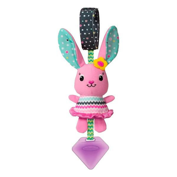 М'яка іграшка-підвіска Infantino Зайчик із прорізувачем (005059I) Харків - фото 3