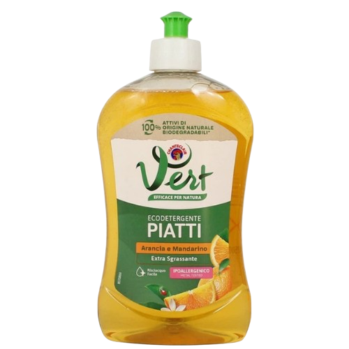 Засіб для миття посуду 500мл концентрований рідкий Апельсин та мандарин VERT ChanteClair Житомир - изображение 2
