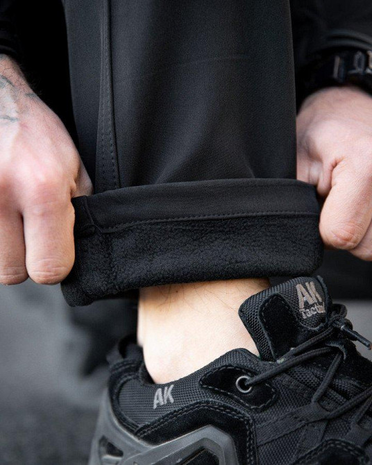 Міські тактичні штани MAXIMUS софтшел black ПП7981 Одеса - фото 8