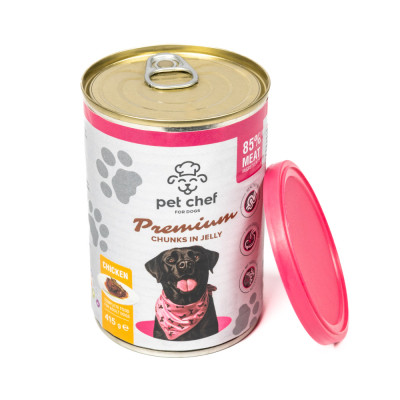 Вологий корм для собак Pet Chef З куркою 415 г (4820255193663) Вінниця - фото 3