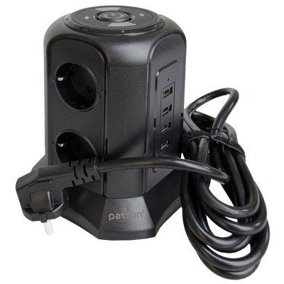 Мережевий фільтр живлення Patron SP-1663-USBTW (EXT-PN-SP-1663-USBTW) Вінниця - фото 1