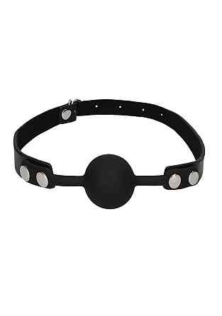 Кляп Silicone Ball Gag - with Adjustable Bonded Leather Straps Sex Aura Київ