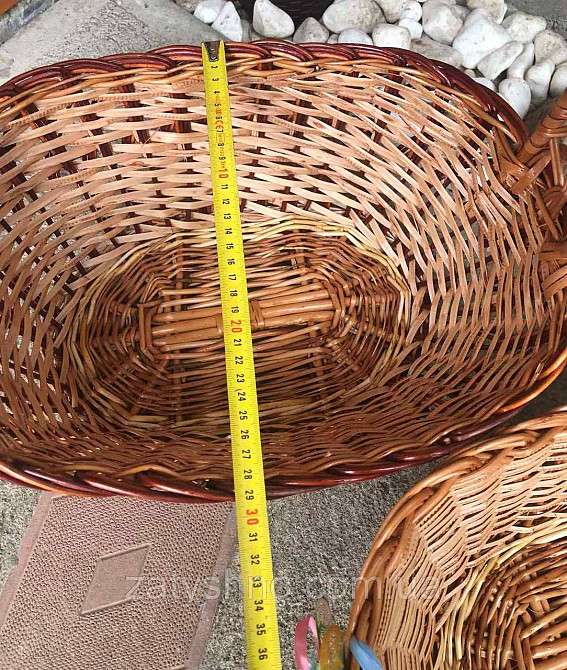 Корзина пасхальная из лозы плетеная (1 шт) Киев - изображение 4