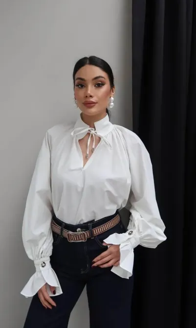 Изысканная блуза с акцентом на деталях Одесса - изображение 4