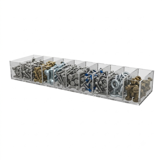Коробка акриловая EKOSTAR 315х85х45 10 ячеек Киев