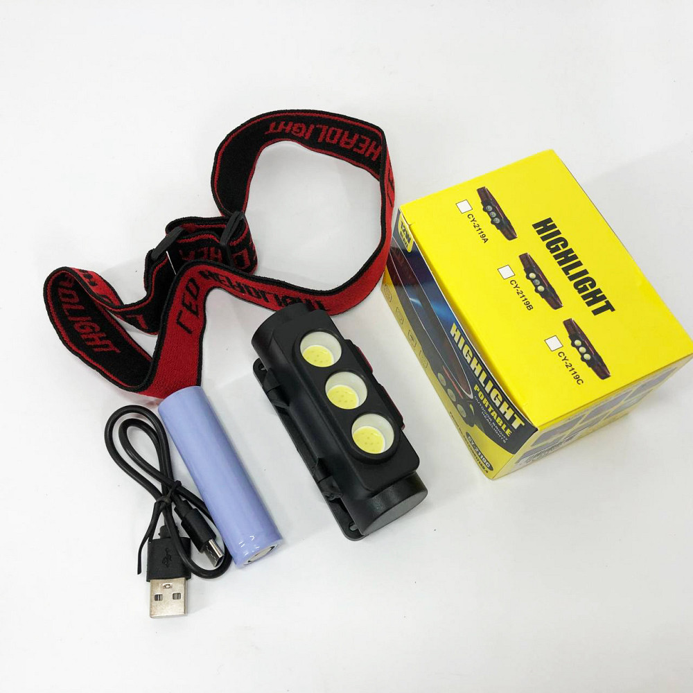 Налобний фонарь с аккумулятором PLD-2119C, Налобный аккумуляторный фонарь на голову CB-41 Львов - изображение 2