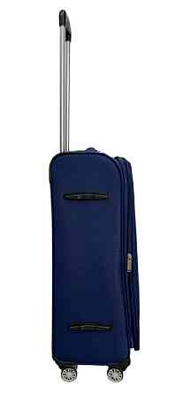 Чемодан тканевый MADISSON 35703 средний 67 см синий 4 колеса Киев