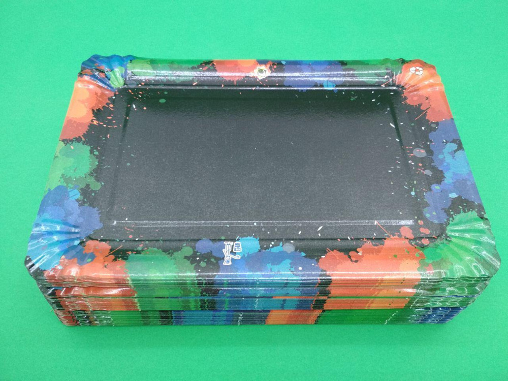 Паперова тарілка з малюнком 100 шт. 15*22 см "No 4" Ніч (1 пачка) Харків - фото 2