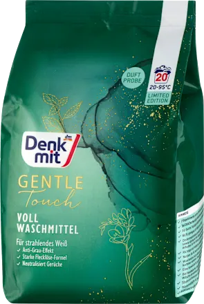 Denkmit Vollwaschmittel Pulver Gentle Touch Порошок для прання білих і світлих тканин 20 Wl Львів - фото 1
