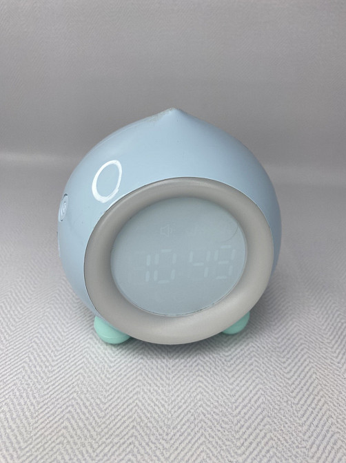 Б/в Будильник-нічник Peach Smart Alarm Clock з LED-підсвіткою, проєктором, цифровим годинником, акумуляторний, дитячий Київ - фото 6