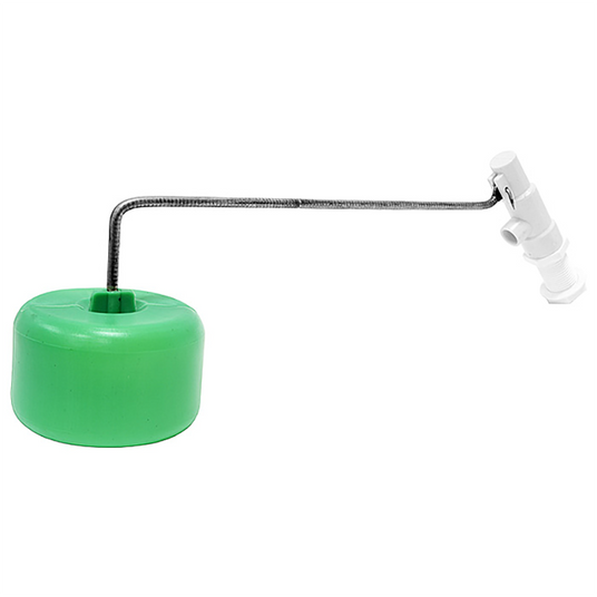 Кульовий кран для бачка унітаза 1/2 боковий підвід поплавок Харків - фото 1