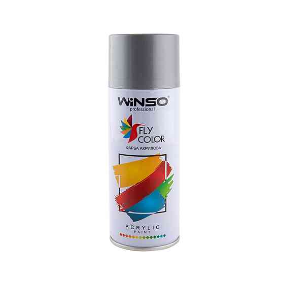 Краска акриловая Winso Spray 450мл серебряный металлик (DIAMOND SILVER) Киев