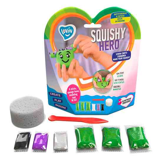 Набір для ліплення з повітряним пластиліном Squishy Cactusita TM Lovin 70124 Вінниця