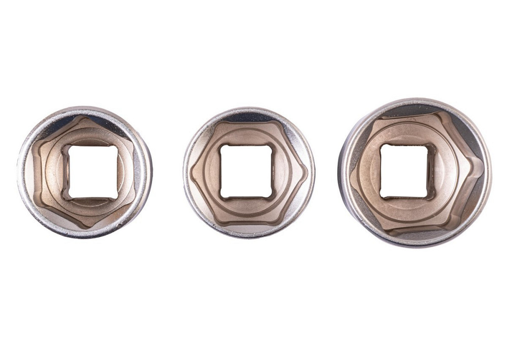 Набор торцевых насадок MASTERTOOL PROFI CrV 1/2