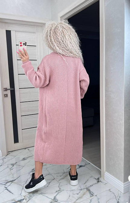 Женский длинный вязаный кардиган оверсайз. 44-50р. Киев - изображение 6