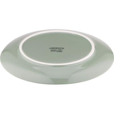Тарелка Ardesto Capri, 19.2см, порцеляна, зелений (AR0519CG) Винница - изображение 4