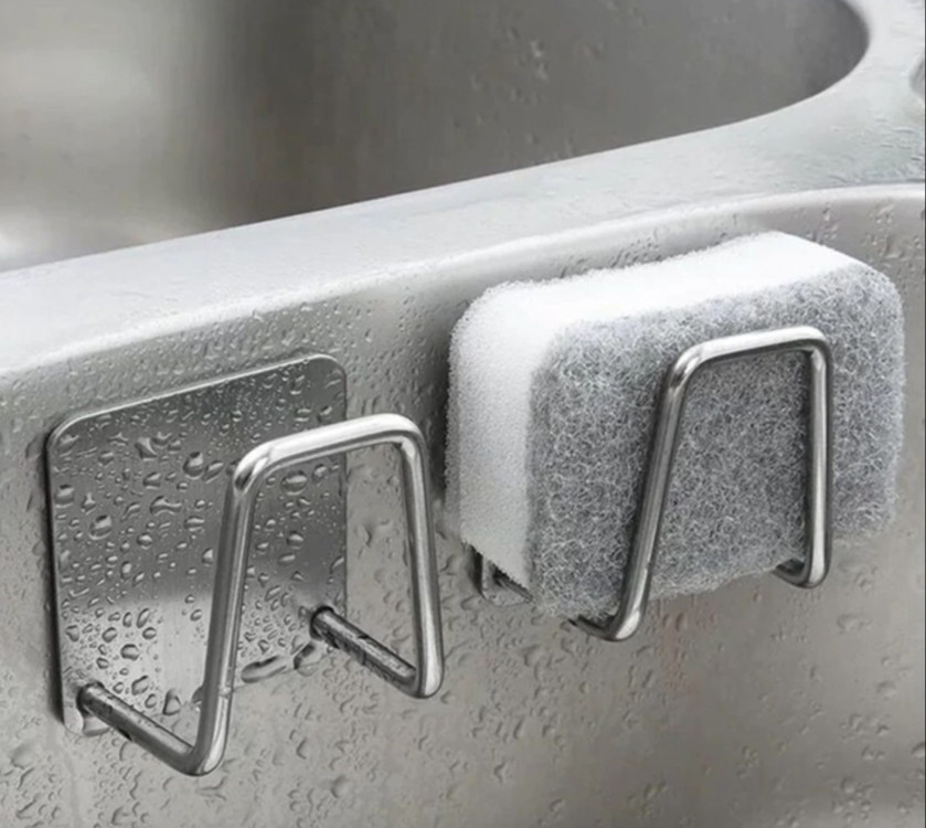 Набор из 2-х держателей для кухонной губки и мелочей металические Винница - изображение 1