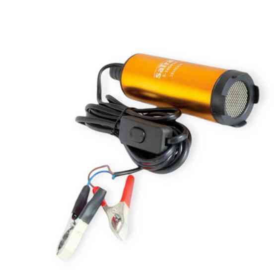 Насос для перекачування палива занурювальний 24в/25л/d51/штуцер 19мм з фільтром Мукачево