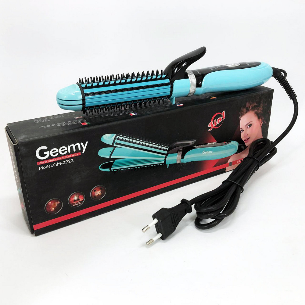 Плойка для створення гофре для волосся Gemei GM-2922 Багатофункціональні плойки волосся FE-13 Івано-Франківськ - фото 2