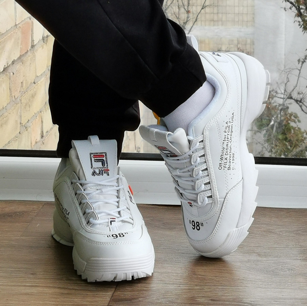 Кроссовки FILA Disruptor Белые Фила Женские (размеры: 36,37,38,39,40) Видео Обзор Днепр - изображение 6