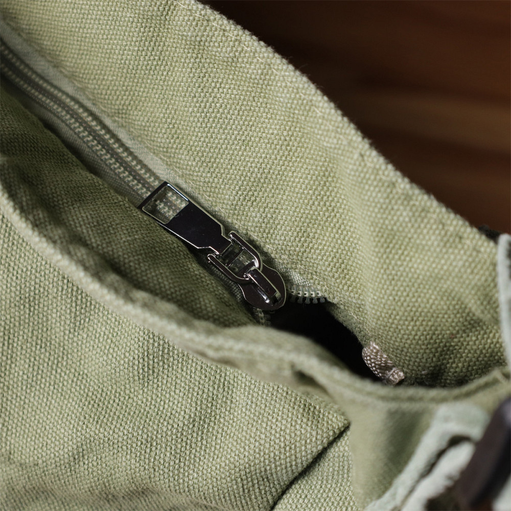 Сумка на плече з якісного текстилю Vintage sale_15131 Оливковий Київ - фото 9