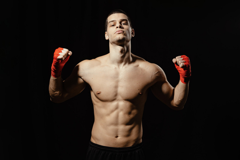 Спортивні бинти для боксу PowerSystem Boxing Wraps червоні 4 метри Київ - фото 10