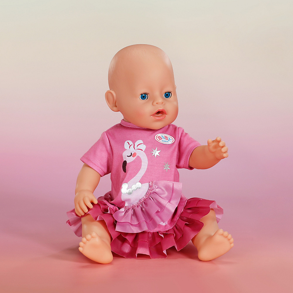 Одяг для ляльки Baby Born – Сукня з фламінго (43 см) Дніпро - фото 4