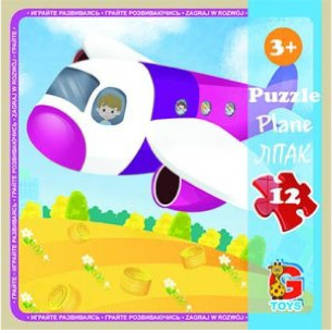 Пазли ТМ "G-Toys" із серії "Транспорт", 12 ел., шт Київ