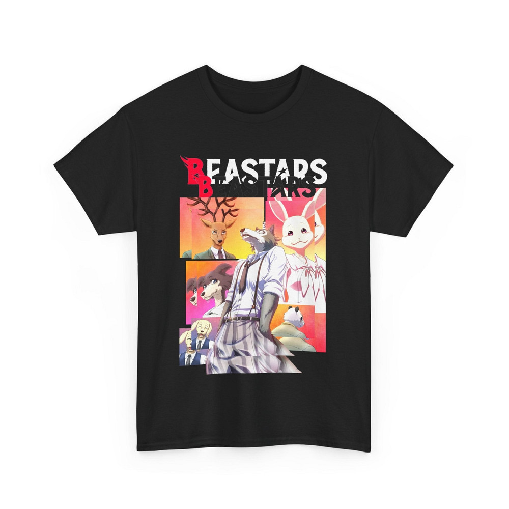 Футболка з аніме принтом Беастарс Легосхі Беастарс Гірл оверсайз (S/M/L) Чорний AnimeJ0214 Дніпро - фото 4