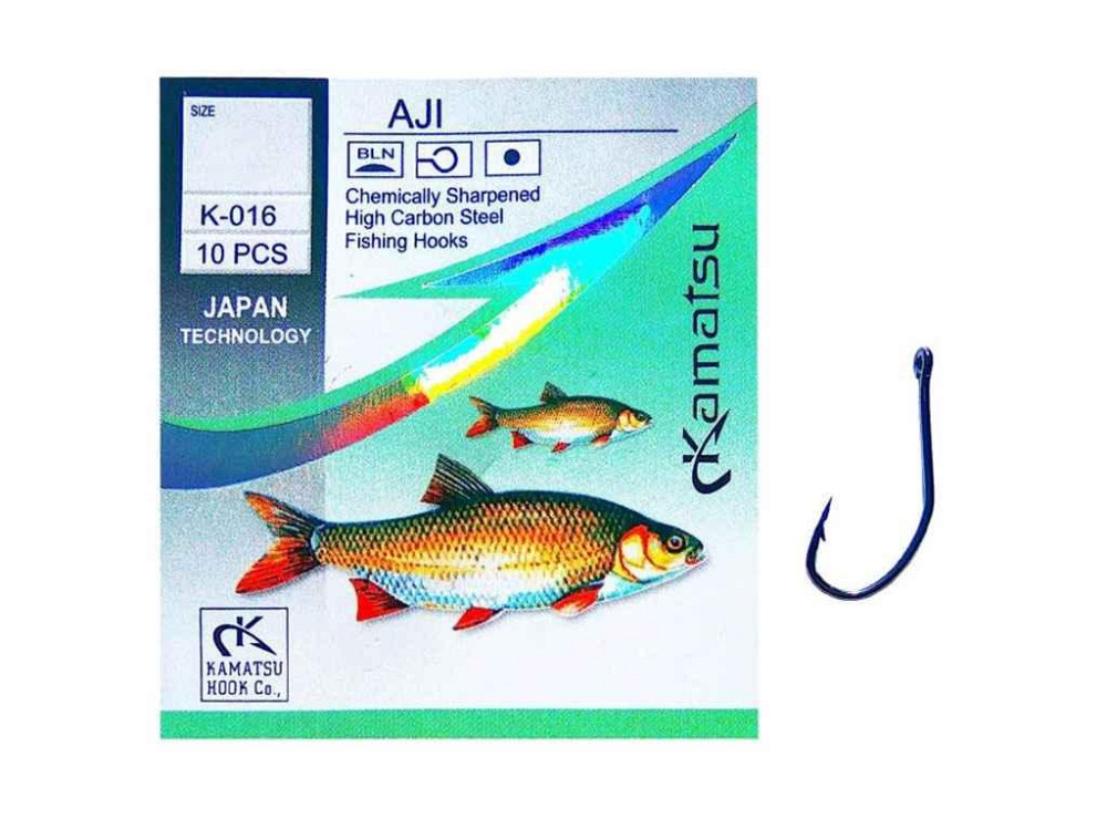 Гачок для мирної риби Aji №7 (10 шт/уп) K-016 ТМ Kamatsu Київ - фото 1