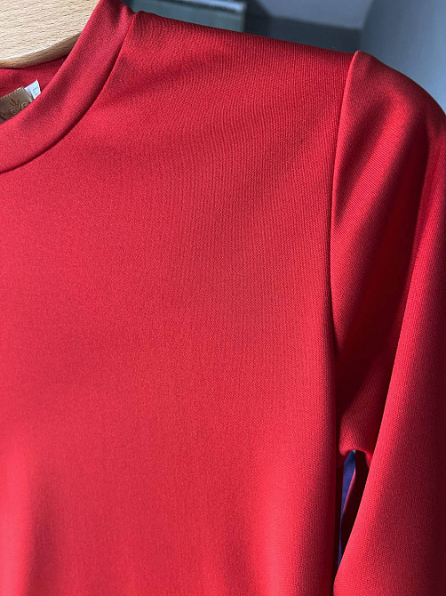 Лонгслів жіночий Ariadna 5134 лонгслів рукав на палець кругле горло мікродайвінг one size, червоний, one size Київ - фото 15