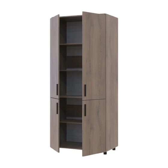 Шафа для одягу Doros Торн Кремона Канноло 2 ДСП (полиці) 90х51.6х200 (DRS-012014) Дніпро