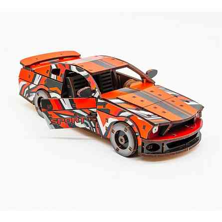 Деревянный 3D конструктор Mustang GT Puz-00641, 162 детали Винница