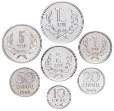 Armenia Армения набор 7 монет 10 20 50 Luma 1 3 5 10 Dram 1994 UNC Полтава - photo 1