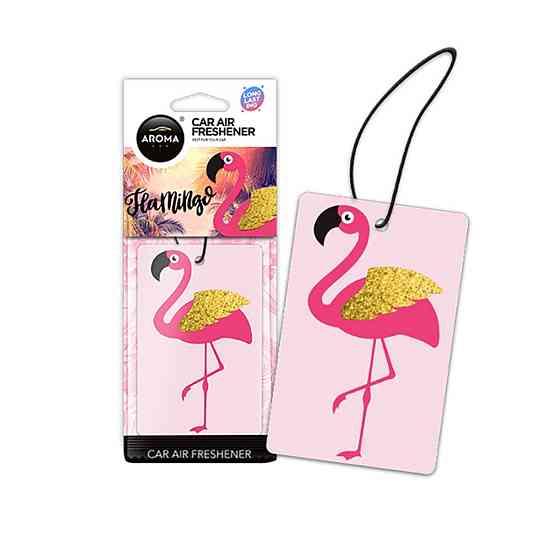 Ароматизатор Aroma Car Cellulose ANIMALS - Flamingo Gatsby сухий Київ