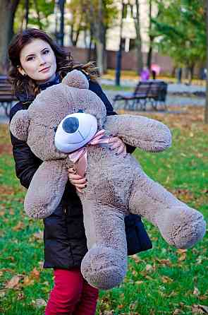 М'яка  іграшка подарунок на 8 березня плюшевий ведмедик Рафаель 100 см Капучіно Тернопіль