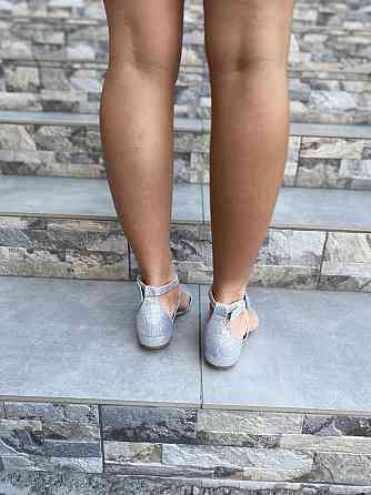 Seastar Балетки жіночі SEASTAR LL-215 срібні (весна-літо, еко-шкіра з напиленням) (3195) Коломыя