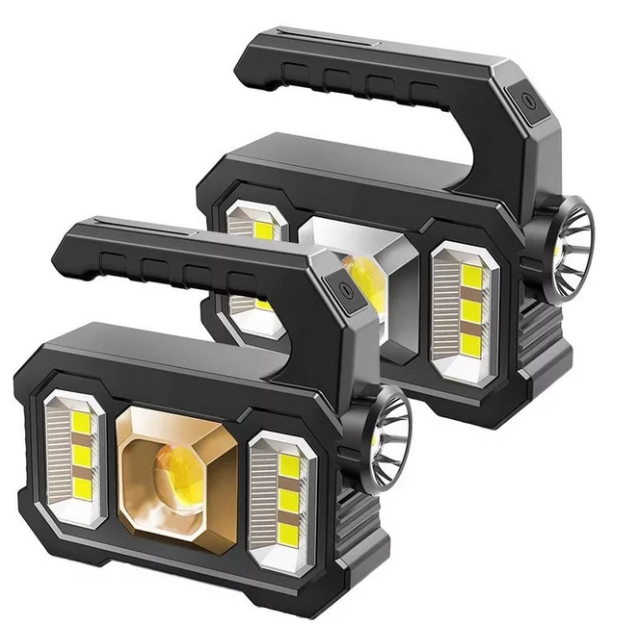 Ручний світлодіодний акумуляторний ліхтар лампа Multifunctional portable lamp KJ-208 з функцією павербанка Одеса - фото 10