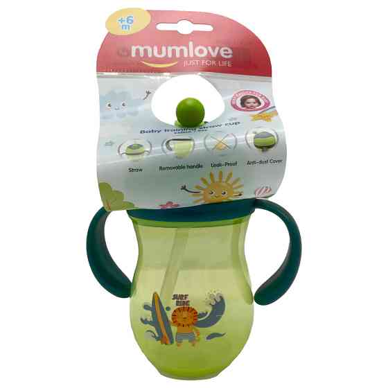 Поїльник з трубочкою MGZ-0312(Green) 260 мл Вінниця